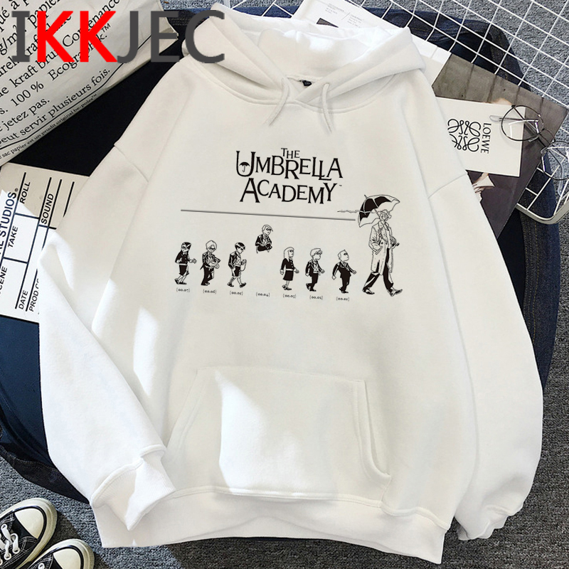 Graphic Hoodie Streetwear - The umbrella academyフード付きスウェットシャツ,女性用ヒップホップストリートウェア,ハラジュクプリントセーター,婦人服,y2kストリートウェア