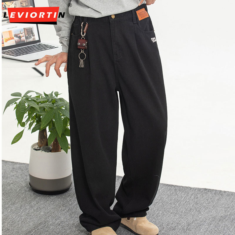 Street Fashion Men 2025 - 男性用の文字が刺繍されたパンツ,カジュアルなセミエラスティックパンツ,レトロなカウボーイスタイル,ファッションブランド,春版,mk2409,2025