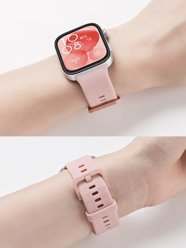 Street Fashion Official - Huawei Watch Fit 3用シリコンブレスレット,スポーツアクセサリー,公式1:1