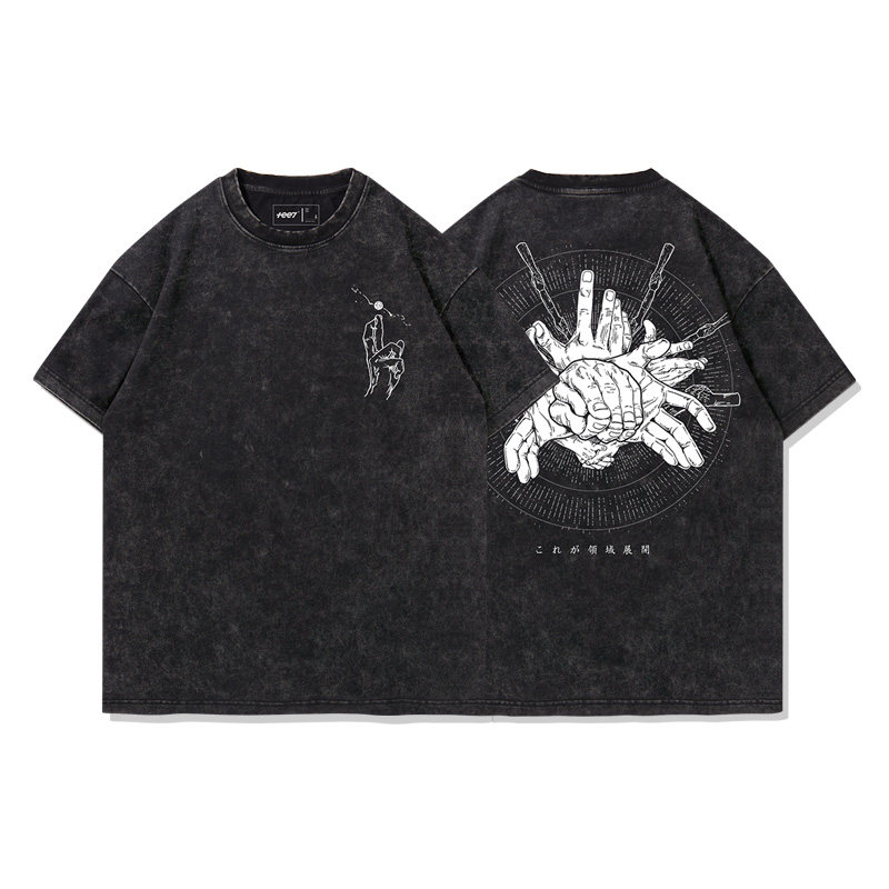 Street Fashion Anime - 2026年 ジュジュツカイセン スクナ グラフィックTシャツ メンズ アニメ悪役プリント