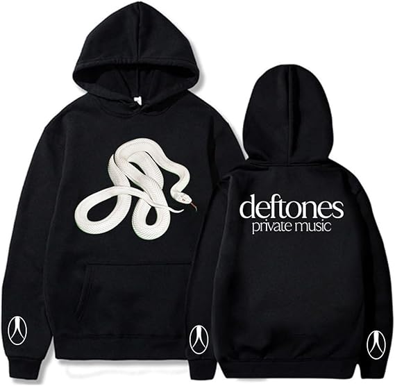 Graphic Hoodie Streetwear - デフトーンズ スネークグラフィック フーディー | 公式バンドグッズスウェットシャツ |