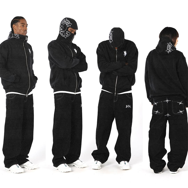 Graphic Hoodie Streetwear - 男性と女性のための特大のヒップホップパーカー,ストリートウェア,ゴシック,原宿,レトロ,y2k