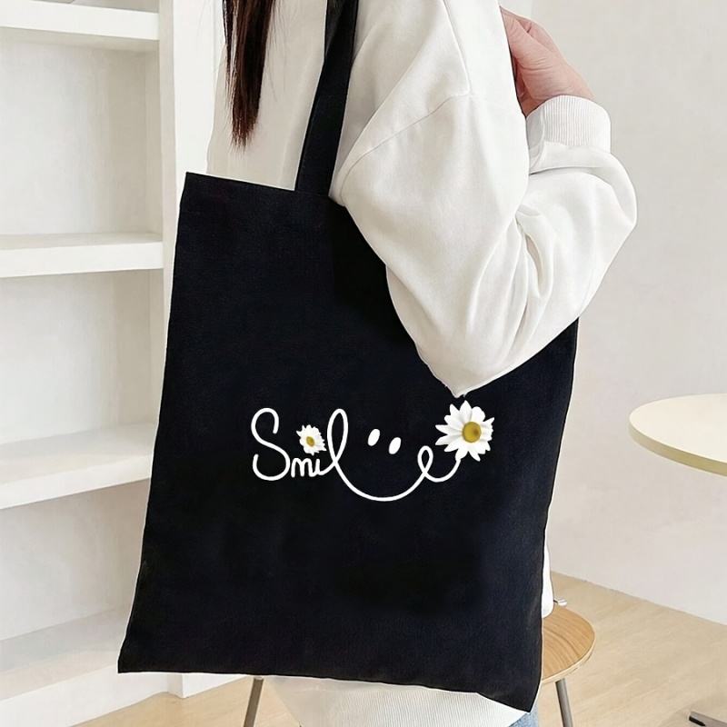 最新のキュートなミニマルライン猫の足跡柄ブラックキャンバスト - Tote Bag Canvas Print のレビューと価格