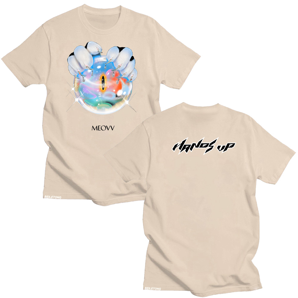 MEOVV ハンズアップ Tシャツ 2025 ファッションユ - Graphic Hoodie Streetwear のレビューと価格