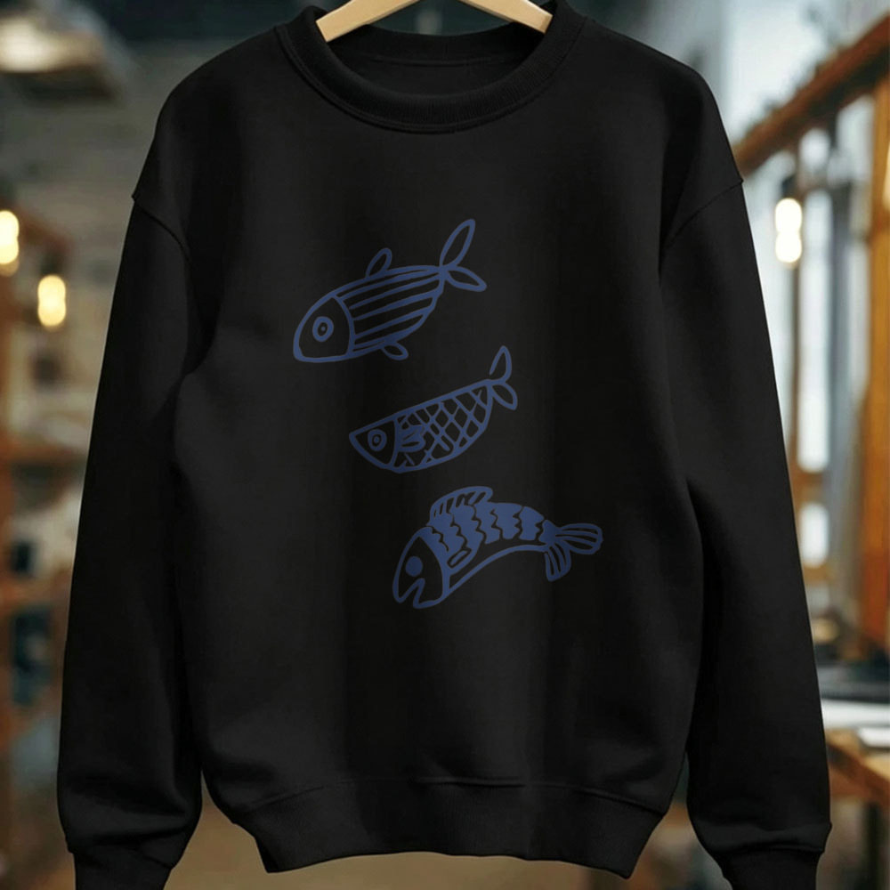 メンズスウェットシャツ 日本の漢字 釣り文化 グラフィックプ - Graphic Hoodie Streetwear のレビューと価格