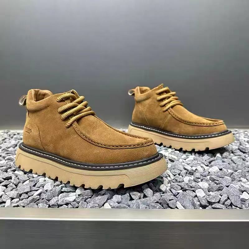秋冬メンズプラットフォームブーツデザイナーノンスリップオート - Street Fashion Men 2025 のレビューと価格