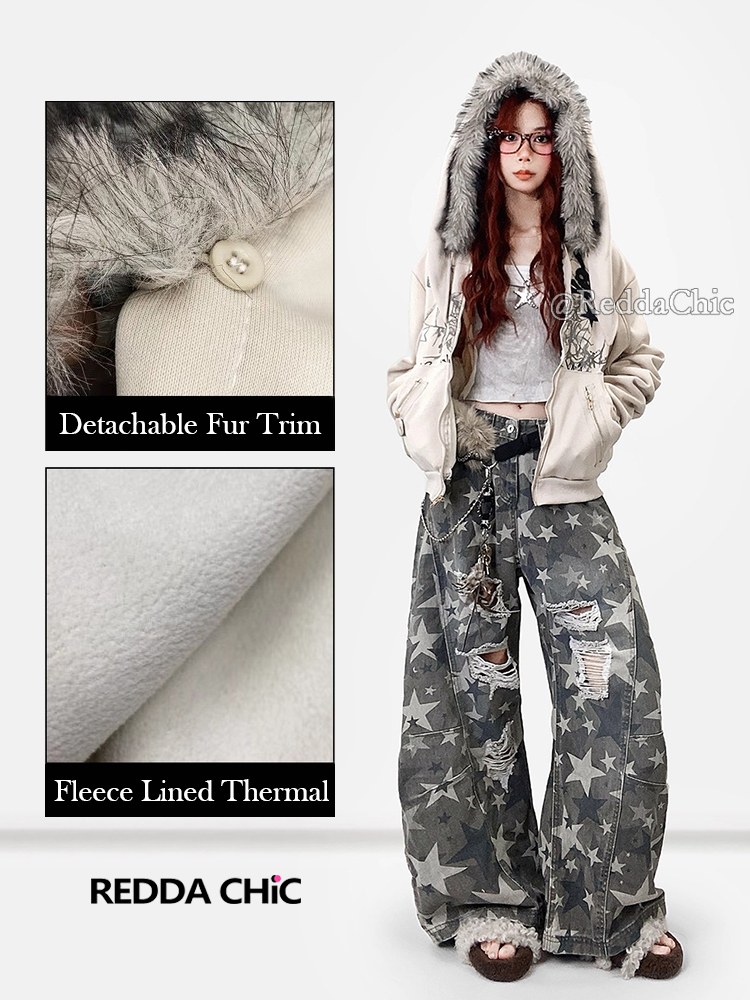 REDDACHiC 美的ジップアップグラフィックパーカージャ - Graphic Hoodie Streetwear のレビューと価格