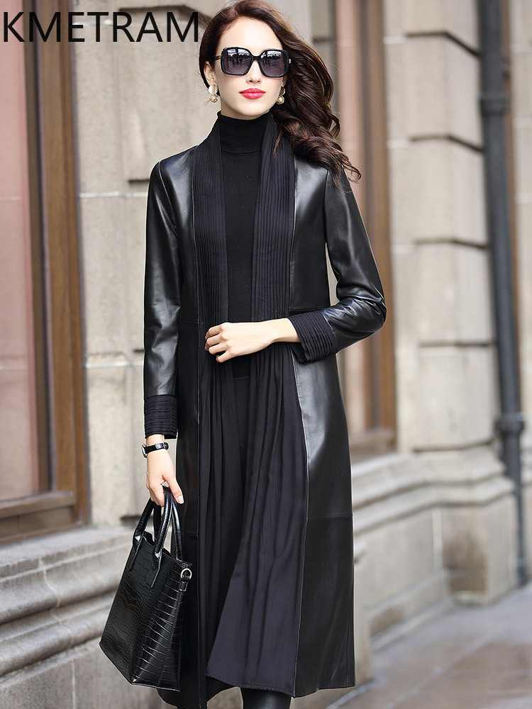 KMETRAM 100% 天然羊皮レザージャケット女性の革の - Street Fashion Fall 2025 のレビューと価格