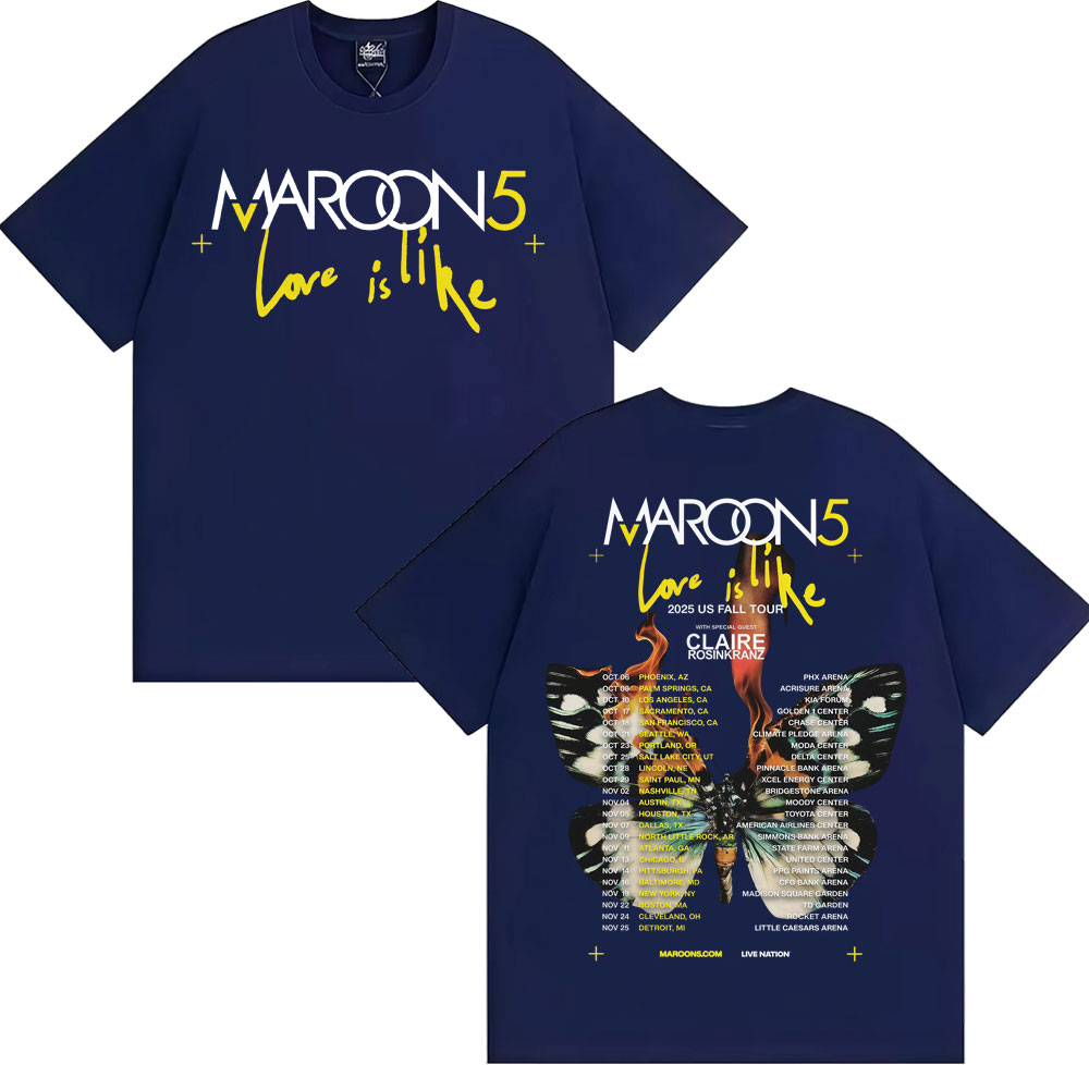 バンド マルーン5 ラブ イズ ライク US フォールツアー - Street Fashion Fall 2025 のレビューと価格