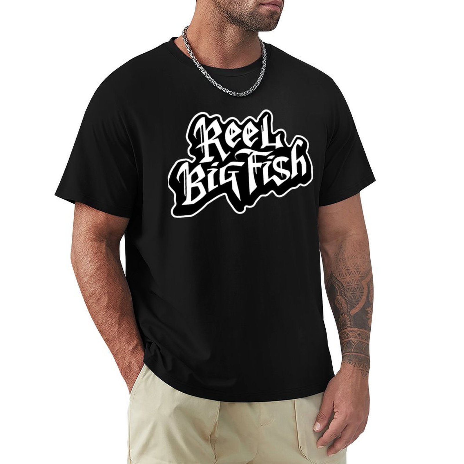 リールビッグフィッシュTシャツ ストリートファッション カジ - Street Fashion Reels のレビューと価格