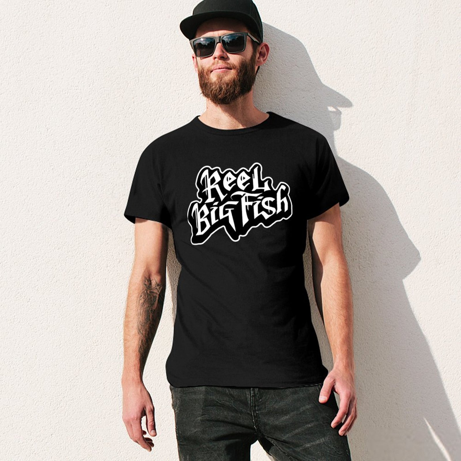 リールビッグフィッシュTシャツ ストリートファッション カジ - Street Fashion Reels のレビューと価格
