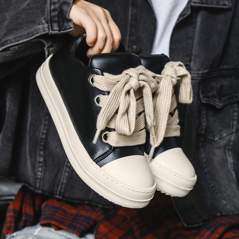 男性靴カジュアルスニーカーファッションストリートスケートボー - Street Fashion Brand のレビューと価格