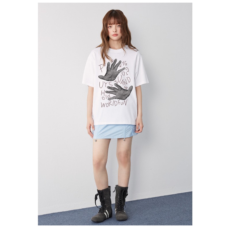 FUNNY GUY アメリカンレトロ Tシャツ レディース  - Street Fashion For Short Guys のレビューと価格