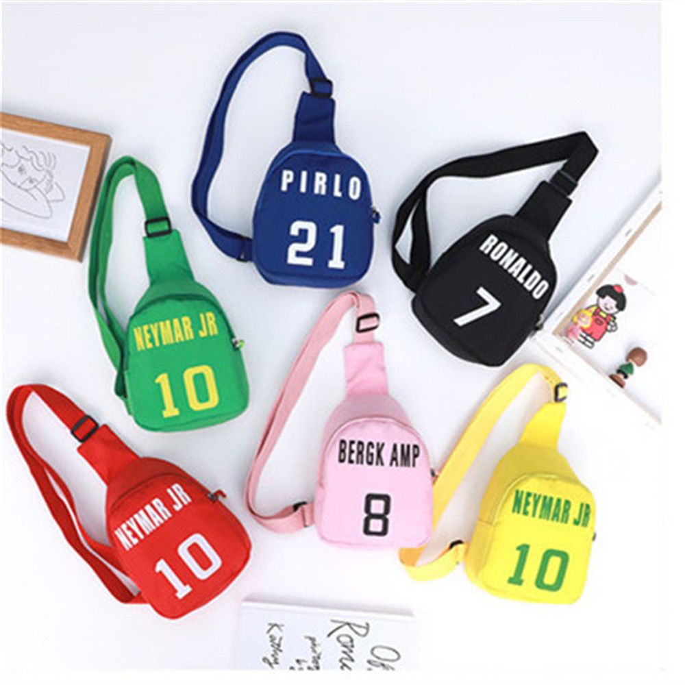 男の子と女の子のための漫画の数字の胸バッグ,レジャーバッグ, - Tote Bag Canvas Print のレビューと価格