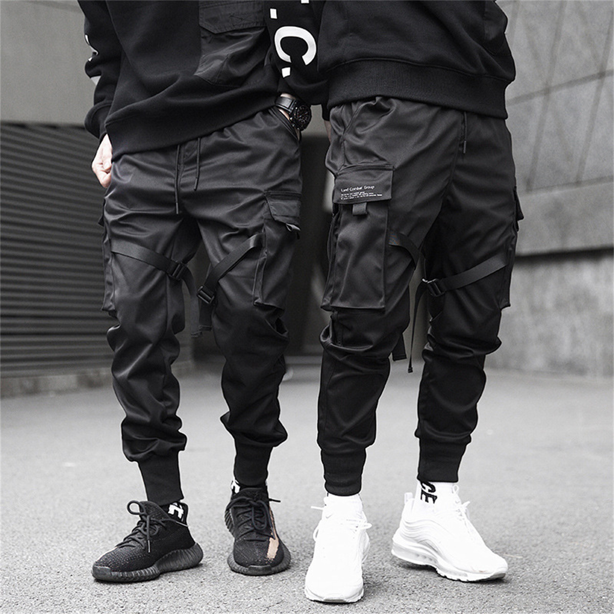 メンズヒップホップカーゴパンツ,ゆったりとしたトラックスーツ - Street Fashion Brand のレビューと価格