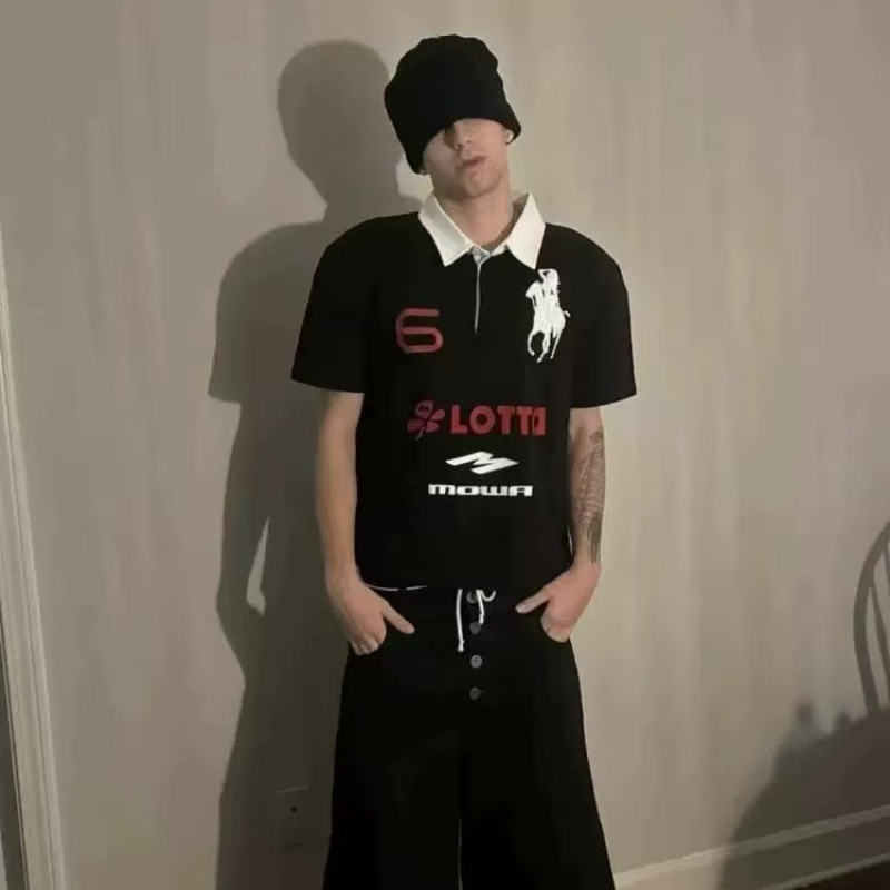 2025年夏 メンズ ハイストリートファッション 刺繍ボタン - Street Fashion Men 2025 のレビューと価格