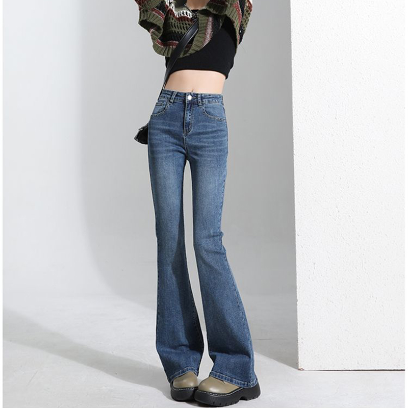 ホットセール ガールズ クラシック 韓国風 薄手 フレアデニ - Street Fashion Hot のレビューと価格