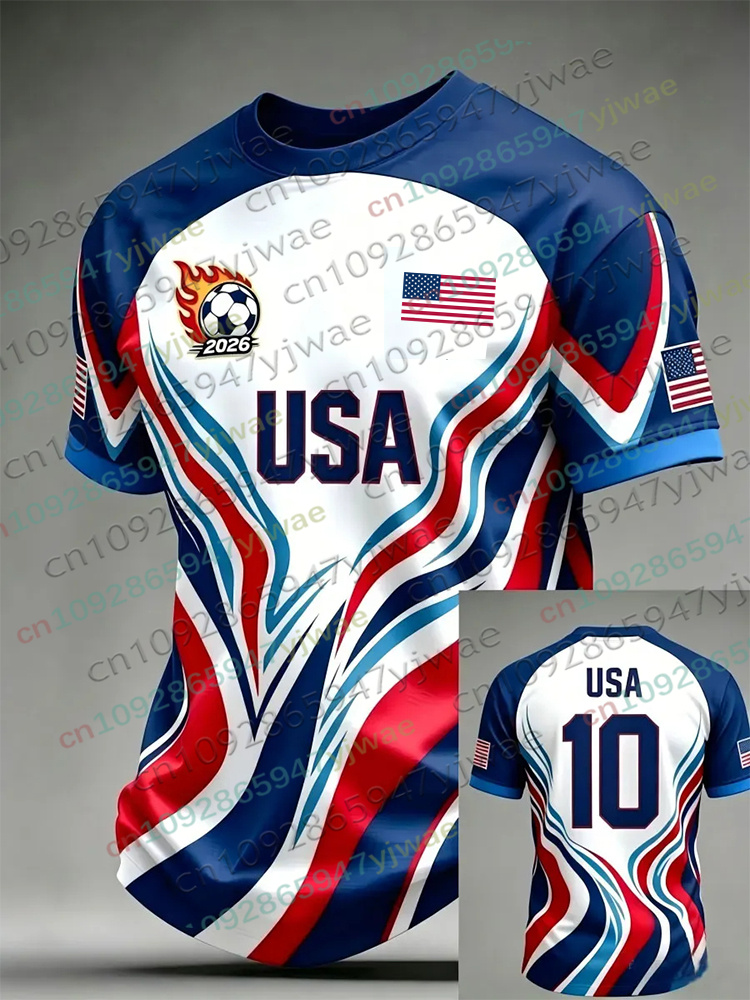 2026年アメリカ国旗サッカーユニフォーム メンズ レディー - Street Fashion Usa のレビューと価格