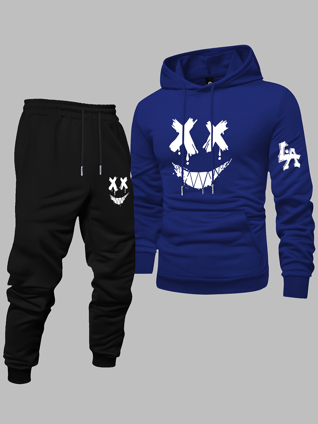 2026年メンズトレンドストリートウェアトラックスーツ上下セ - Graphic Hoodie Streetwear のレビューと価格