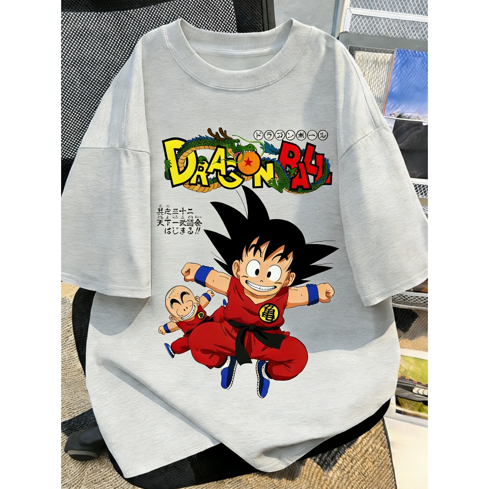 プラスサイズドラゴンボールアニメプリント男性、女性夏の Tシ - Street Fashion Anime のレビューと価格