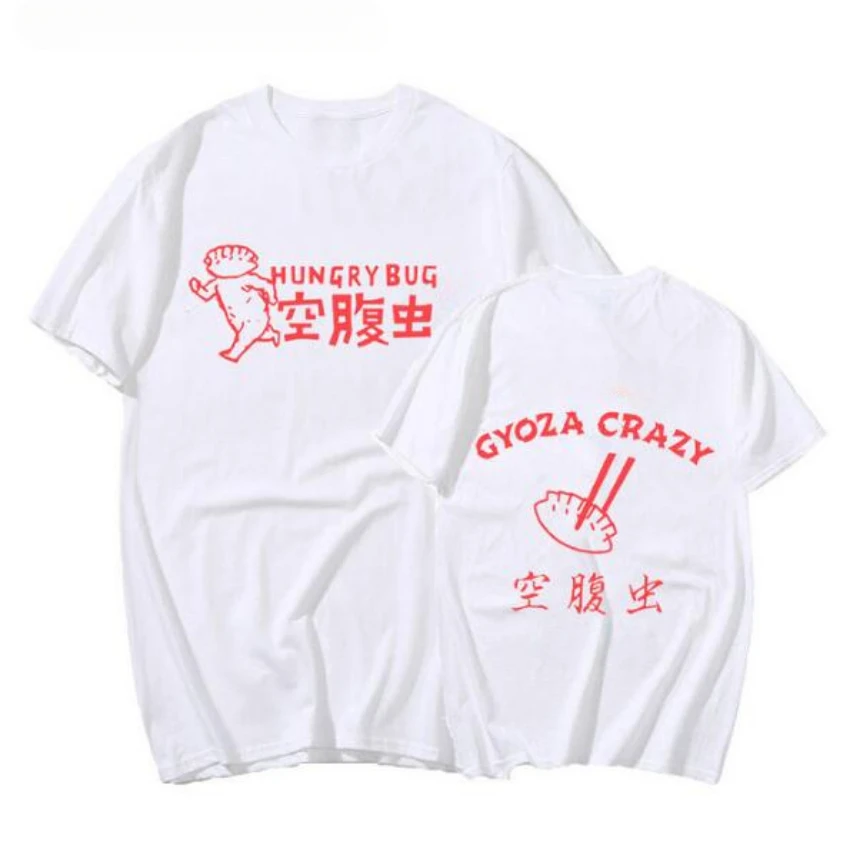 男性と女性のためのユニセックスTシャツ,漫画のプリントが施さ - Street Fashion Anime のレビューと価格