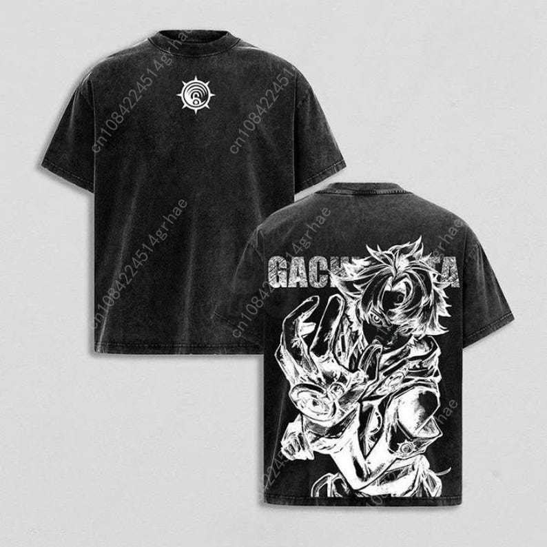 Gachiakuta ヴィンテージアニメウォッシュシャツアニ - Street Fashion Anime のレビューと価格
