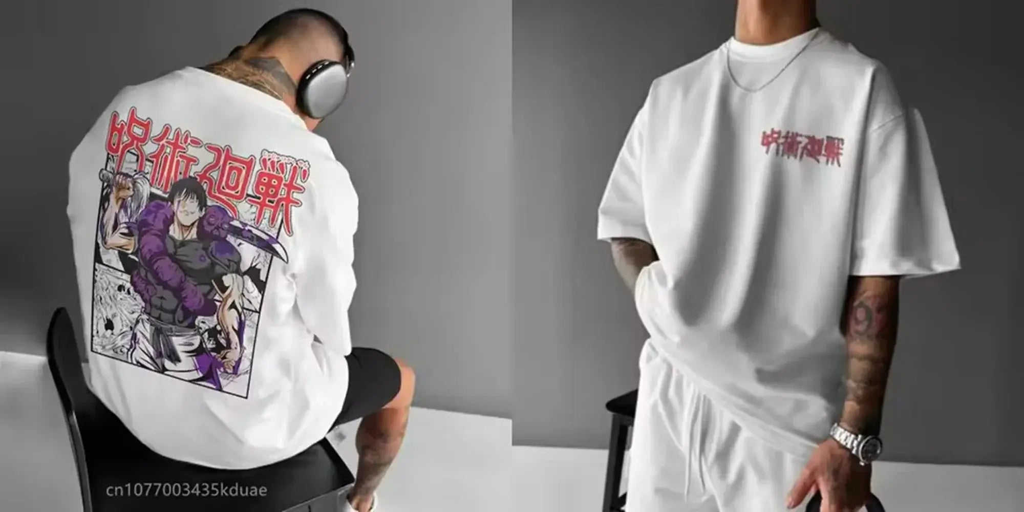 呪術廻戦 Tシャツアニメグラフィックトップ 2026 夏新メ - Street Fashion Anime のレビューと価格