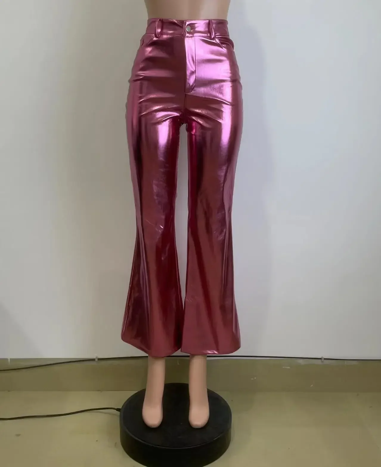 女性のハイウエストフレアストレートパンツ,ストリートウェア, - Street Fashion Fall 2025 のレビューと価格