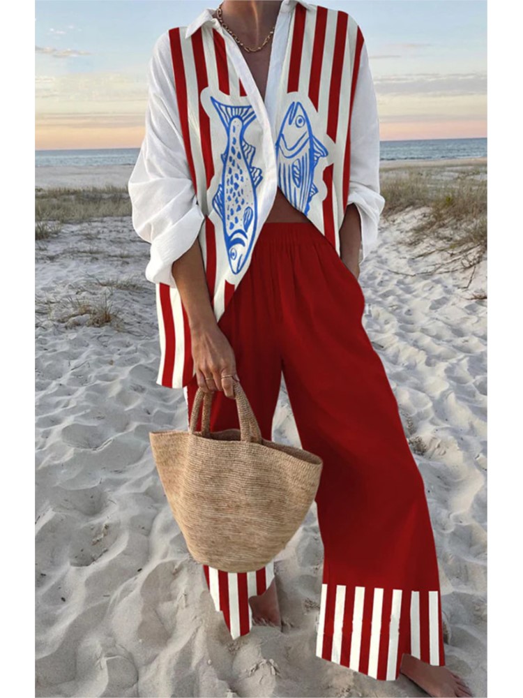 ファッションラペル長袖シングルブレストシャツトップ + ワイ - Street Fashion Elements のレビューと価格